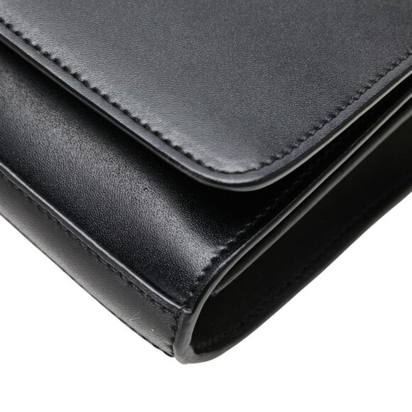 FENDI Black Leather Shoulder Bag - Picture 5 of 13